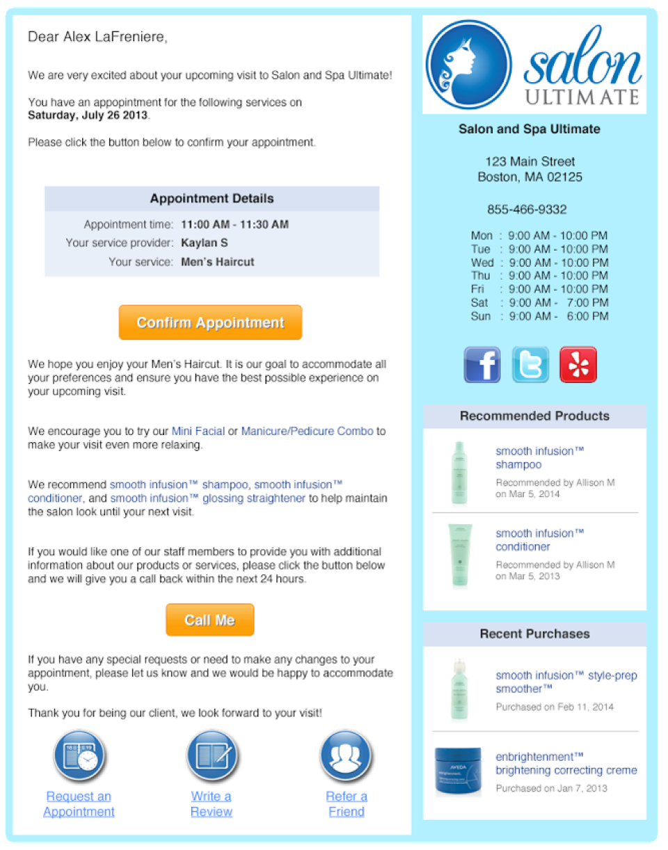 screenshot of Salon Ultimate